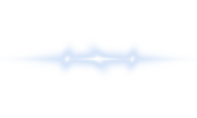 A horizontal laser beam in vibrant blue stretches across the screen with glowing intensity. Small light flares sparkle along its path. Great for warning effects, digital tech, or sci-fi scenes. PNG