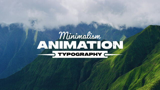 Minimalism Typography Animation Template