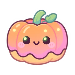 funny cartoon pumpkin Halloween 