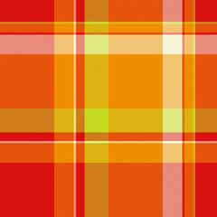 Vibrant plaid pattern with warm hues. Abstract design evokes tradition and modernity, suitable for fashion, textiles, or creative backgrounds.