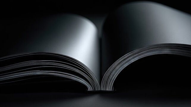 Close-up view of open book pages.