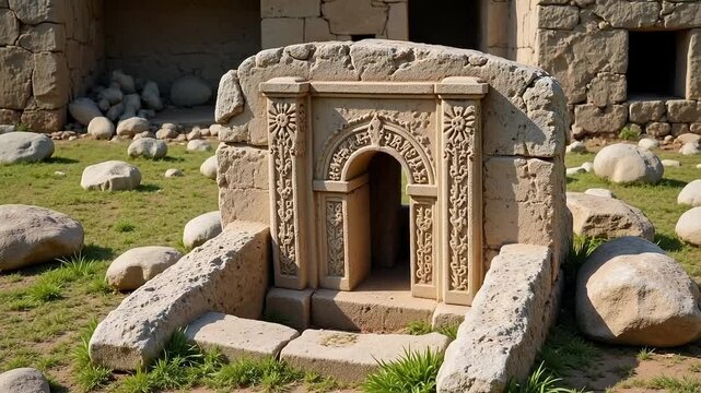 Discover the Ancient Muslim Grave in Takwa Ruins, Lamu County, Kenya - A Journey Through History on Manda Island in Stunning 4K Video Footage