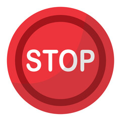 Flat Design Warning and Hazard Sign Collection for Construction Sites