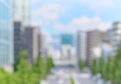 Abstract urban landscape background Bokeh