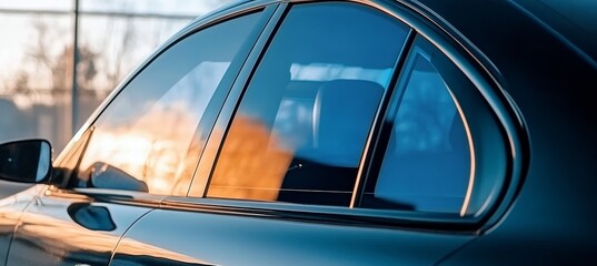 Obraz premium High-Quality Automotive Window Tinting for Effective Solar Control, Heat Rejection, and Comfort