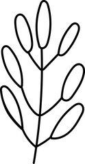 Leaves Branch Doodle