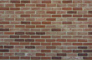 Old brick wall texture background. Brick blocks wall bg, ancient bricks fence, retro stonewall