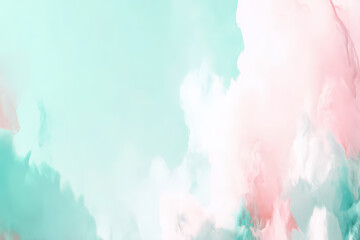 Ethereal Dreamscape: An abstract composition of delicate clouds, rendered in soft pastel hues, creates a dreamy, airy sensation, evoking a sense of peace and serenity.