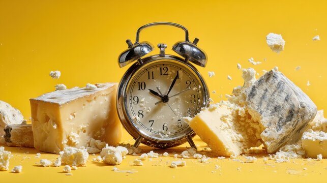 exploding cheese alarm clock