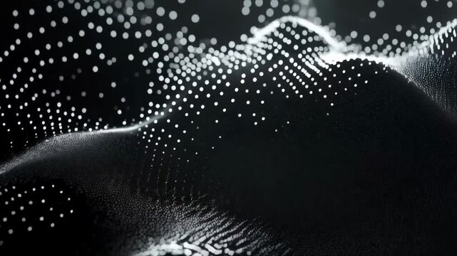 A glowing digital grid on a dark background with a bokeh effect creates an atmosphere of technological future and innovation. Suitable for articles on digital technologies, scientific discoveries, fut