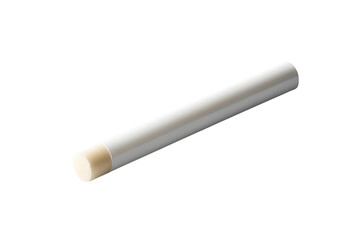 Close up of modernized glue stick with clean design isolated on transparent background