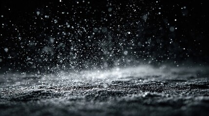 Dynamic Dust Particles in a Dark Environment