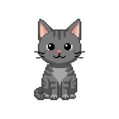 pixel art cat