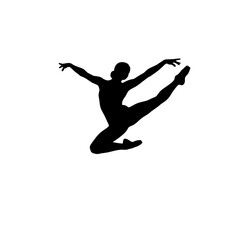 jumping man silhouette