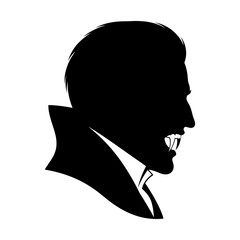 silhouette of a man