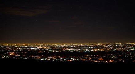 Obraz premium City lights at night