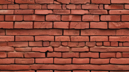 Red brick wall texture. Red brick wall background. Brick wall pattern. 