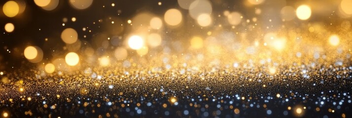 Golden Glitters Unleashed Enchanting Golden Doses Spread Over the Universe in a Fantasy Celebration