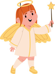 Angel Child with Magic Wand