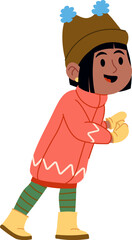 Child in Winter Clothing