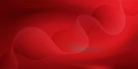 Abstract Flowing Red Background. vector illustration
