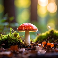 Forest Mushroom Close-up (5)