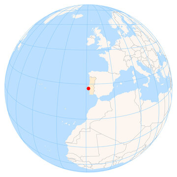 Location Map of Odivelas in Portugal
