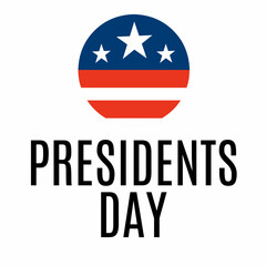 President's Day. American Flag. Perfect for cards, banners, posters, and social media.