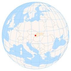 Location Map of Trnava in Slovakia