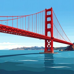 Obraz premium Golden Gate Bridge View