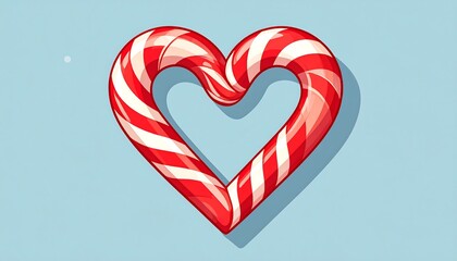 Heart-shaped candy cane (1)