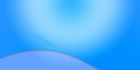 Abstract illustration background of curved waves in a blue gradient.