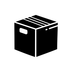 Cardboard box - vector icon