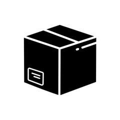 Cardboard box - vector icon