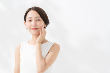 Fototapeta premium 女性 ビューティー スキンケア 