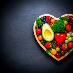 Cardio Diet in Color: Avocado, Broccoli and Berries
