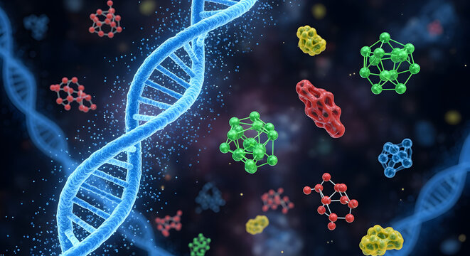 Dynamic DNA Double Helix and Diverse Molecular Structures in a Scientific Research Background