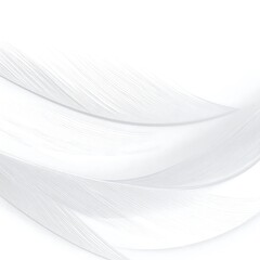 Abstract feather-like design in shades of white
