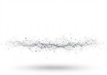 白背景粒子波紋抽象素材