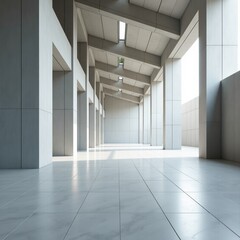 interior of a modern building