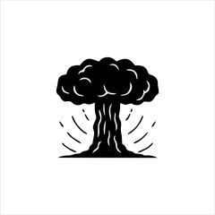 dangerous substance icon vector, dangerous science substance warning icon