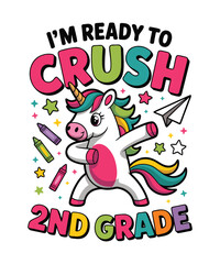 Back to school illustration and vector art t-shirt  design 