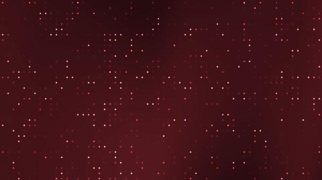 abstract red network glowing dots creating connections against deep background perfect for illustrating digital technology concepts