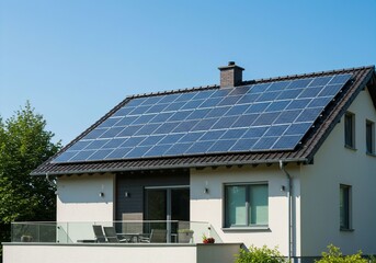 solar panels on roof Energy 