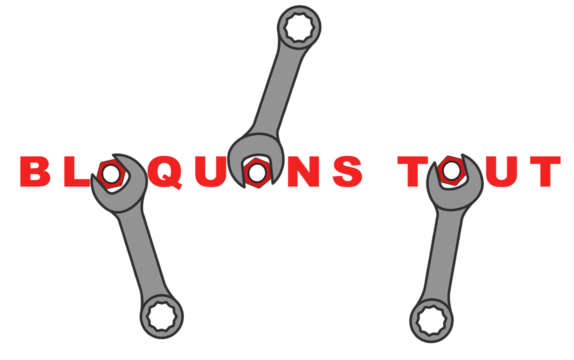 slogan bloquons tout, illustration, clip art,PNG fond transparent