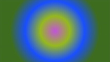 Circular Gradient of Olive Green Blue Yellow and Pink Modern Abstract Background Design
