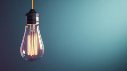 Inspirational lightbulb visualization with soft colors, suitable for motivational content or app icons.