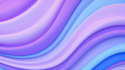 Soft gradient waves of lavender blue and violet swirling fabric texture smooth flowing abstract background