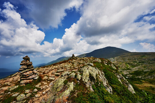 View from Mount Monroe, White Mountains, New Hampshire 