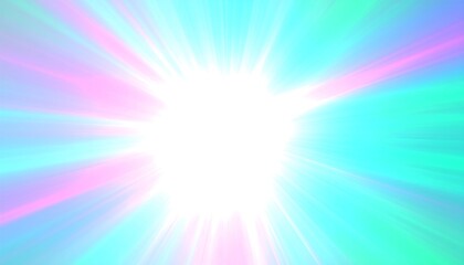 Vibrant pastel radial burst